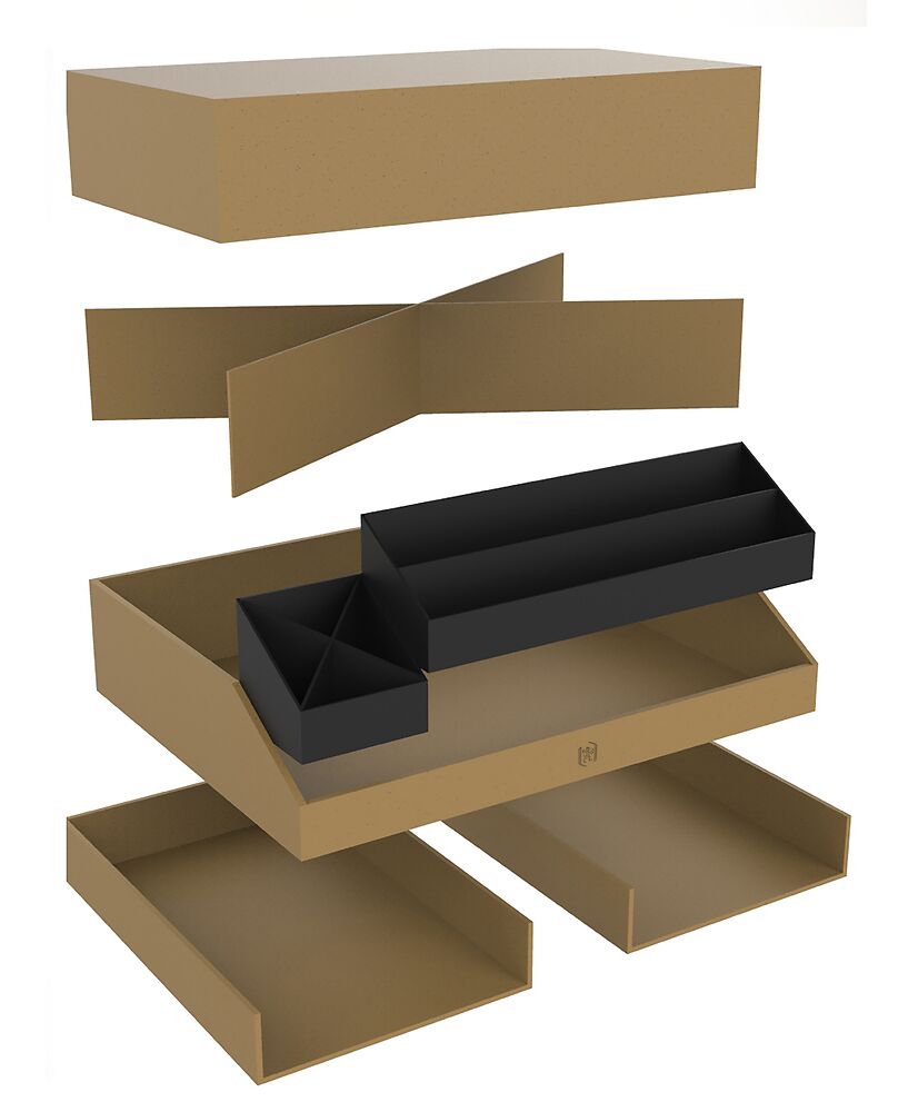 Support écran ajustable SAVANA kraft 100% carton recyclé