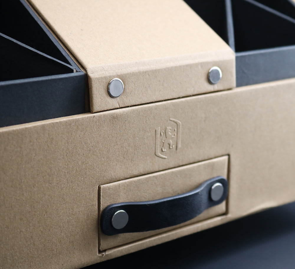 Organisateur de bureau mobile SAVANA 100% carton recyclé