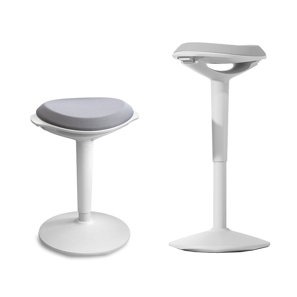 ERGO BOOST assise ergonomique blanc/gris