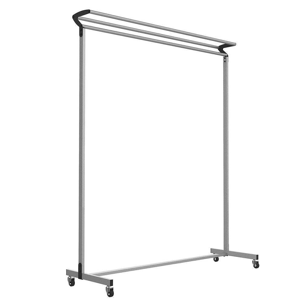 MEETING portant-vestiaire gris métal