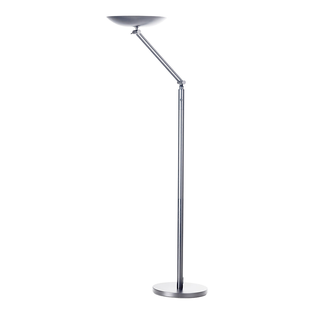VARIALUX LED lampadaire articulé à éclairage indirect gris métal