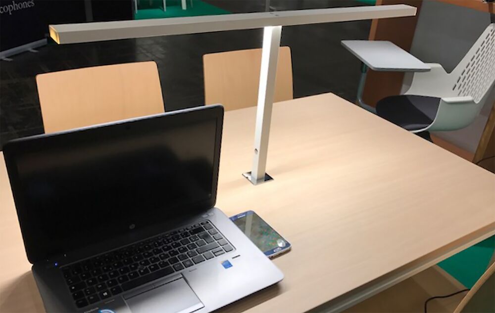 LIBRARY DOUBLE lampe design LED blanche