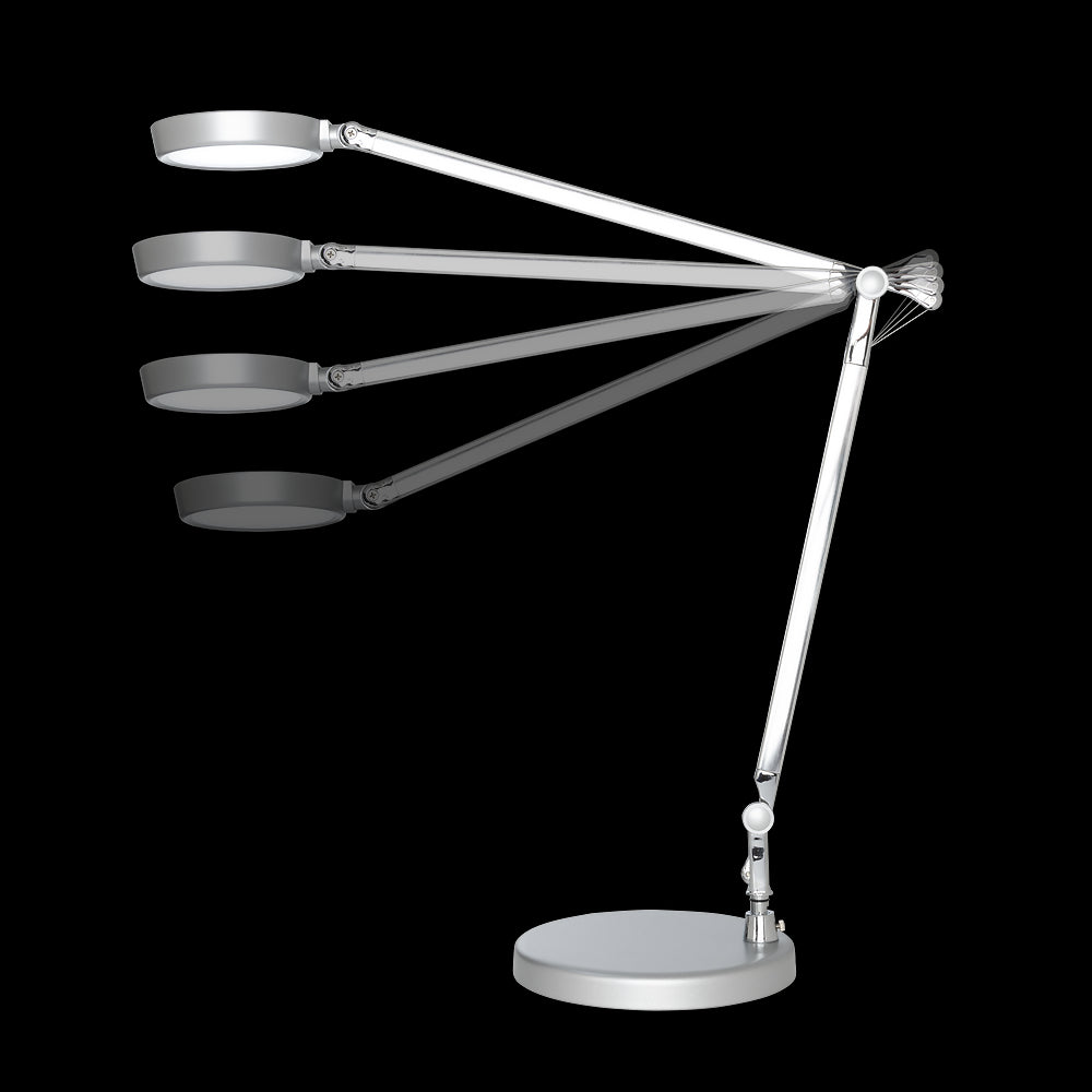 SENZA 2 lampe architecte gris métal