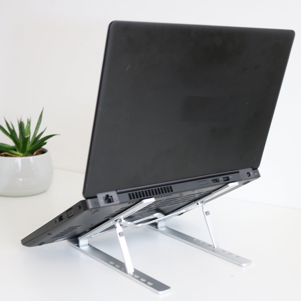 ERGO TRAVEL support PC portable gris métal