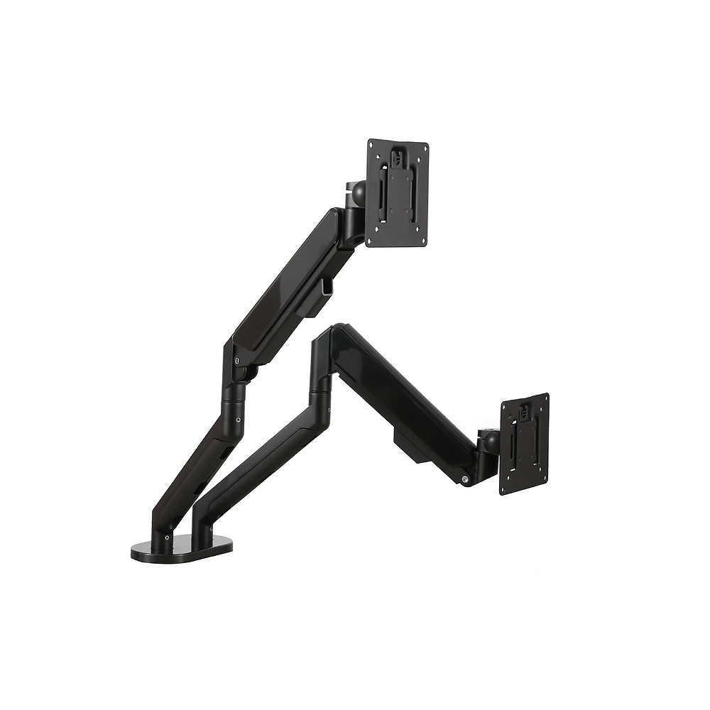 Bras écran double avec vérin à gaz VALIO