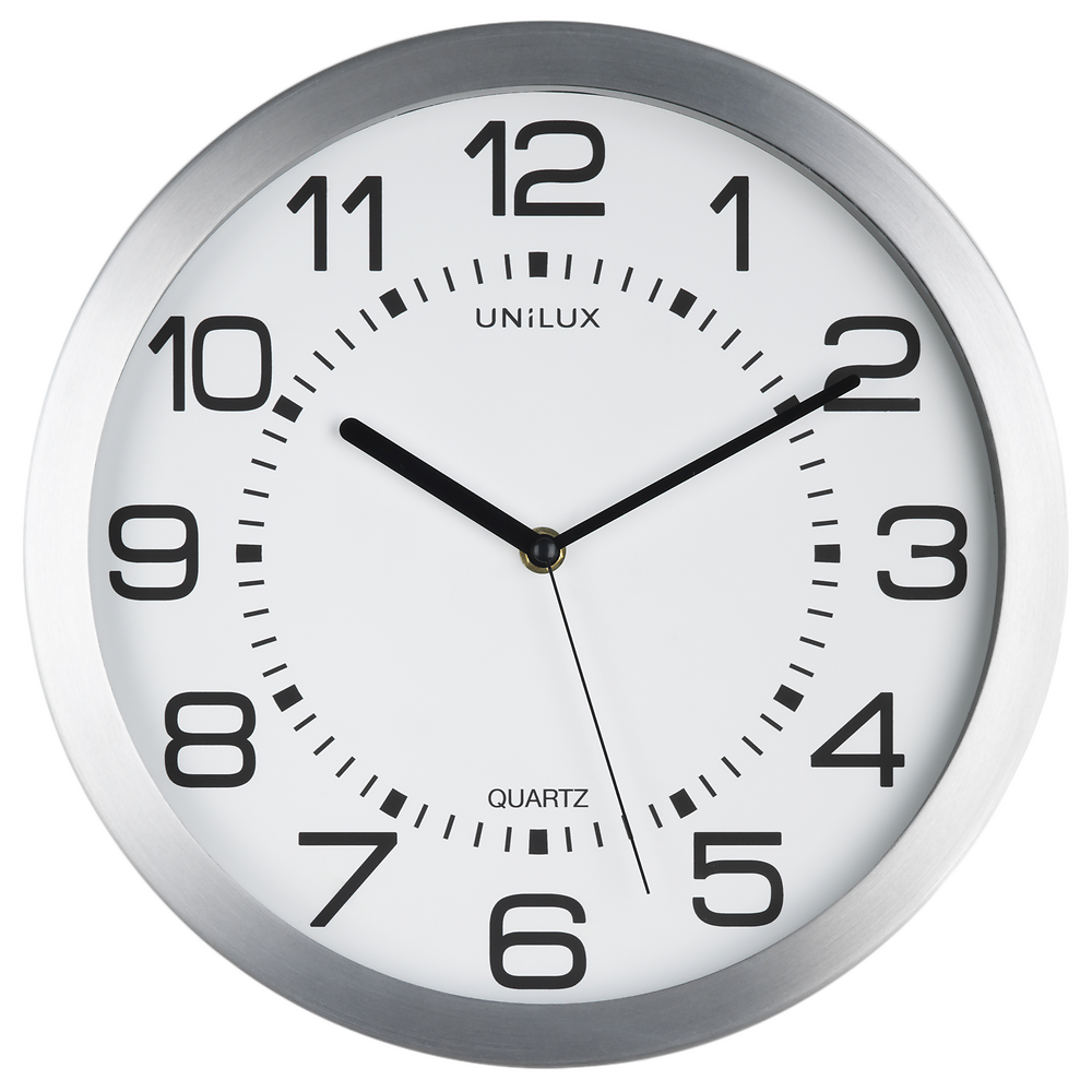MOON horloge murale quartz aluminium