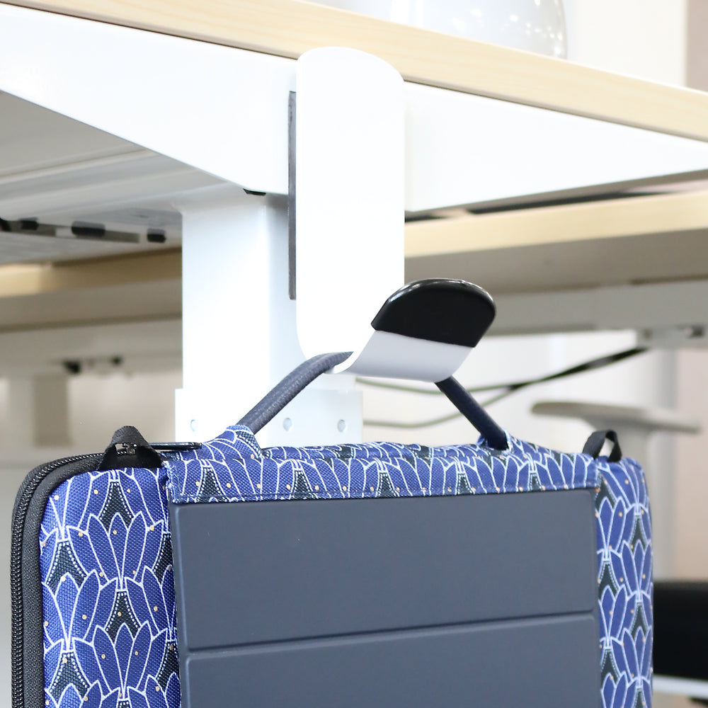 STEELY Patère magnétique métallique blanc