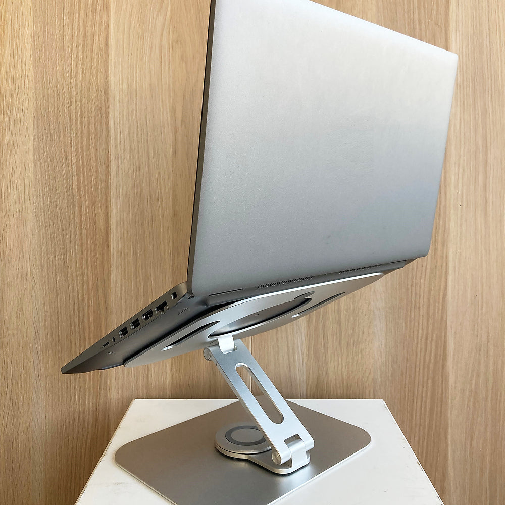 ERGO TOP support PC portable gris métal