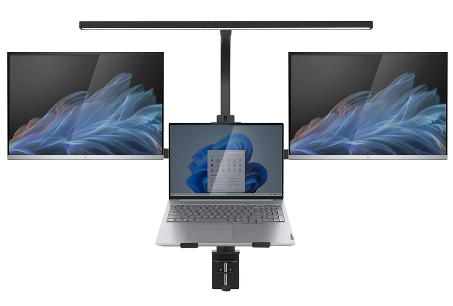 Configuration 2 écrans & support PC portable