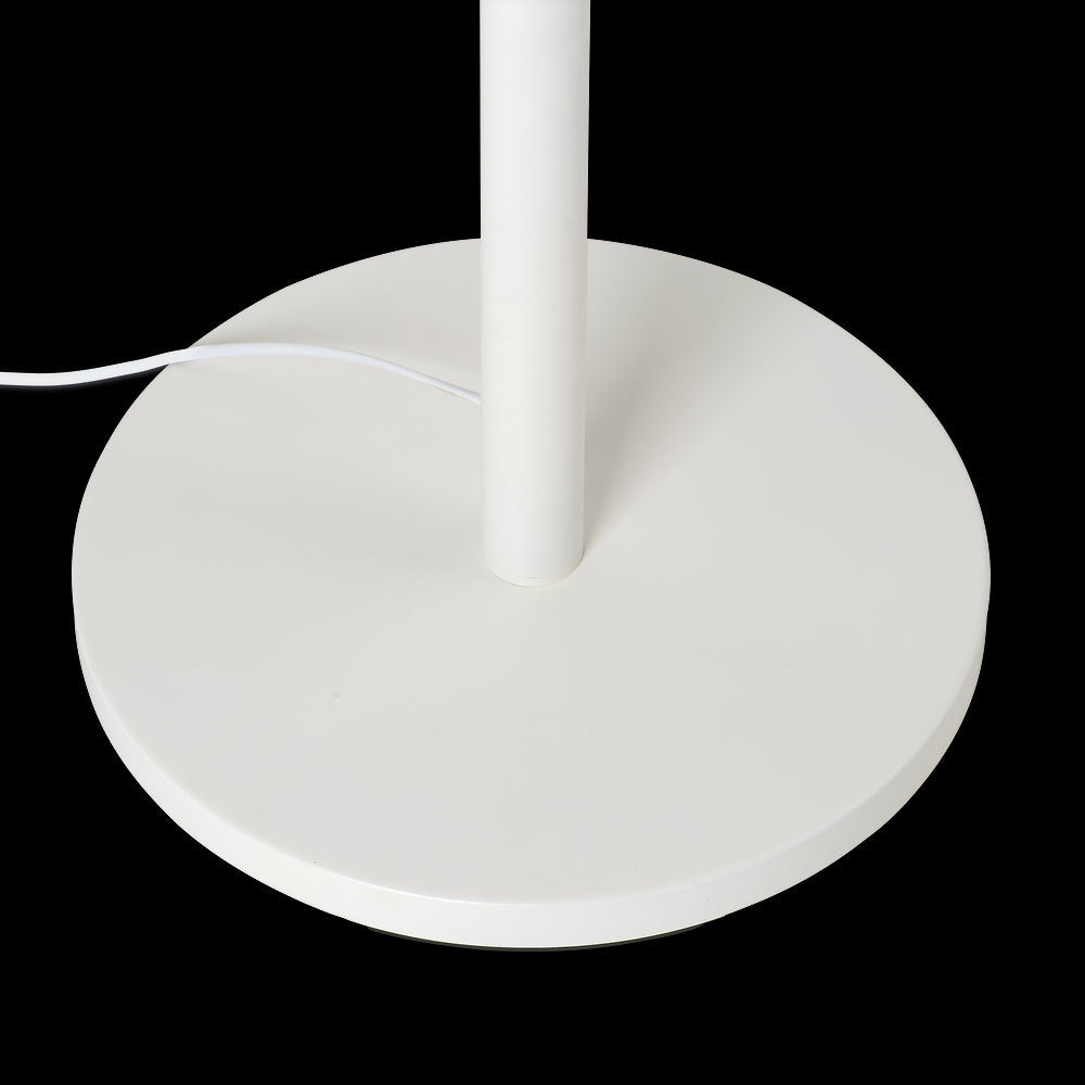 PRYSKA lampadaire à éclairage indirect blanc/hêtre