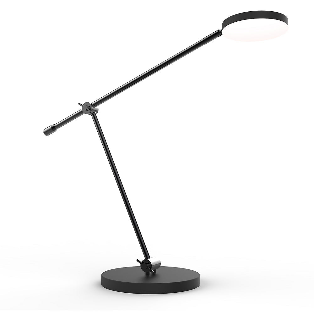 SUNLIGHT lampe de bureau connectée LED noir/chrome