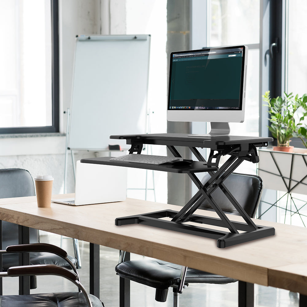 ERGO DESK 2 bureau ergonomique assis debout noir
