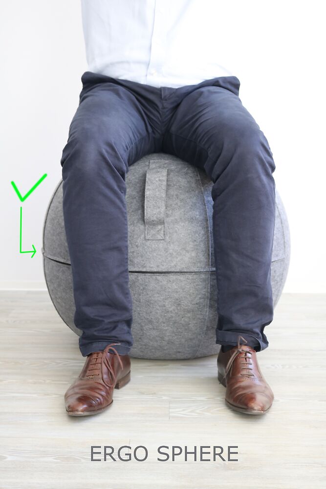 ERGO SPHERE assise ergonomique gris