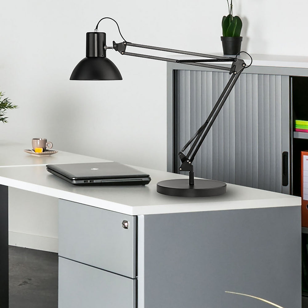 SUCCESS 80 lampe double-bras LED noire