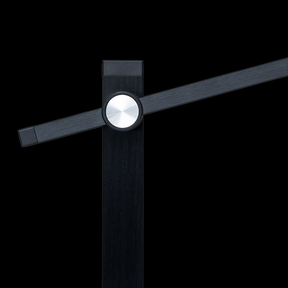 LUMILIGHT lampe LED design double bras noir