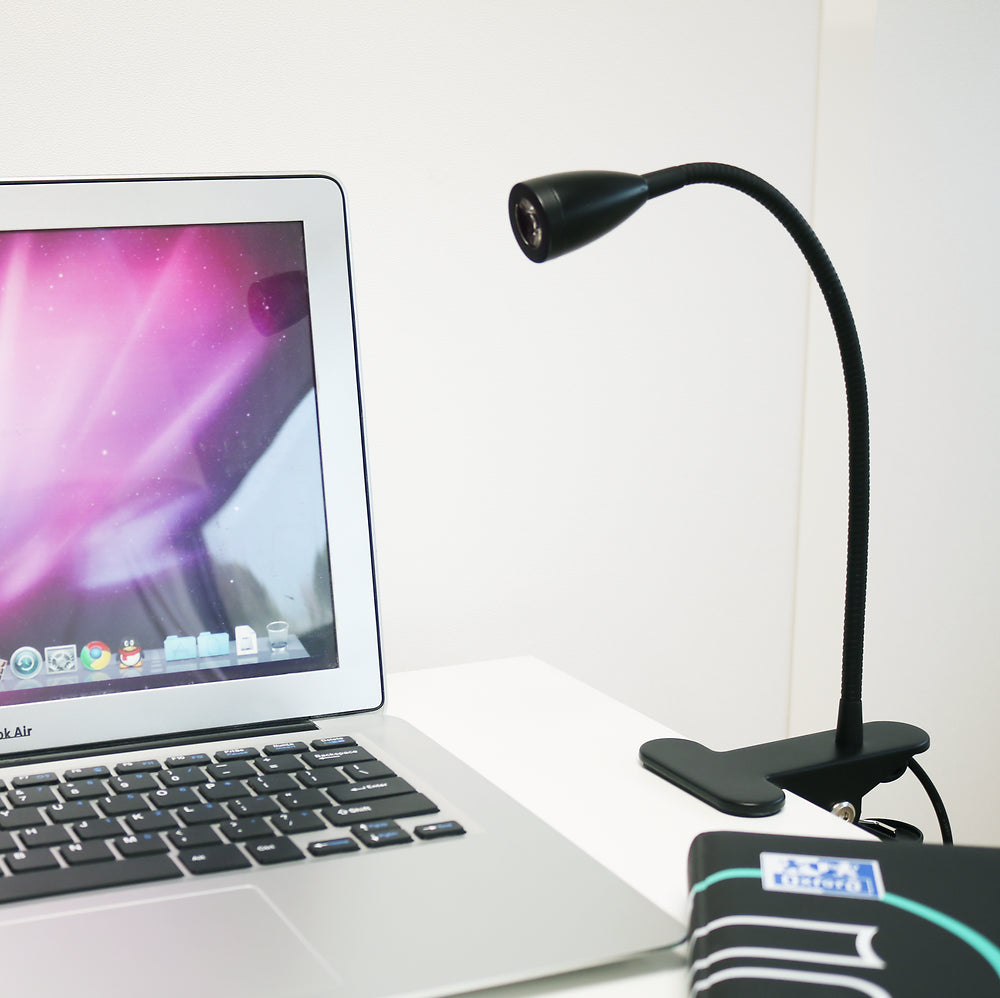 SNOKE lampe pince noire